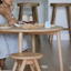 Round Kids Wooden Table by Curve Lab